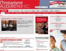 Tablet Screenshot of christianismeaujourdhui.info